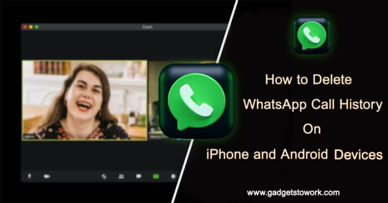 Delete WhatsApp Call History on iPhone and Android