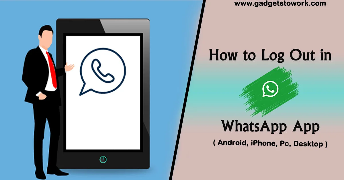 Log Out in WhatsApp App