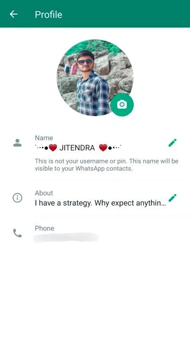 Set WhatsApp Profile Picture