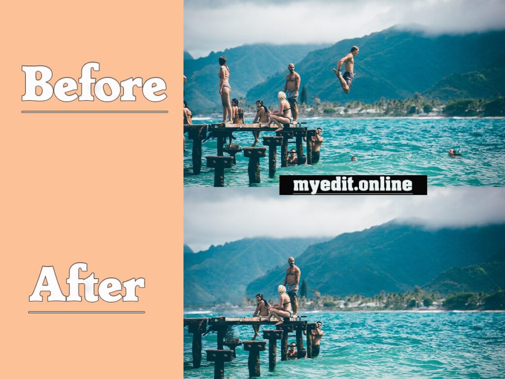remove unwanted object in myedit.online