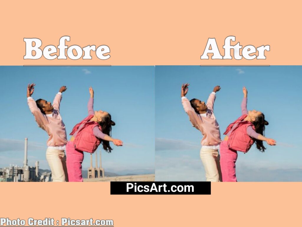 remove unwanted object in picsart.com