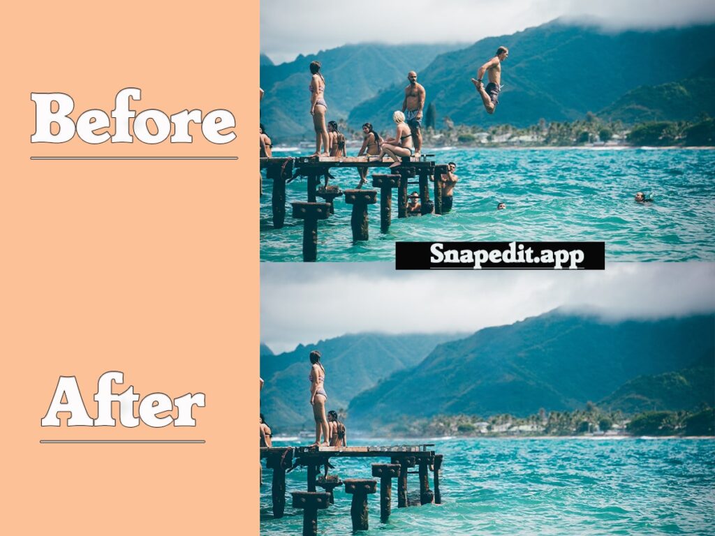 remove unwanted object in snapedit.app