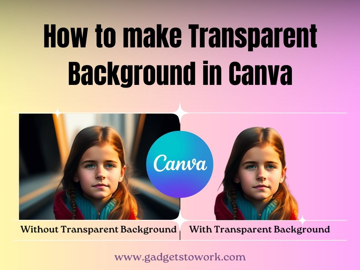 How to make transparent background in Canva