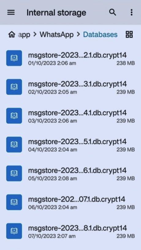 How to recover deleted WhatsApp messages