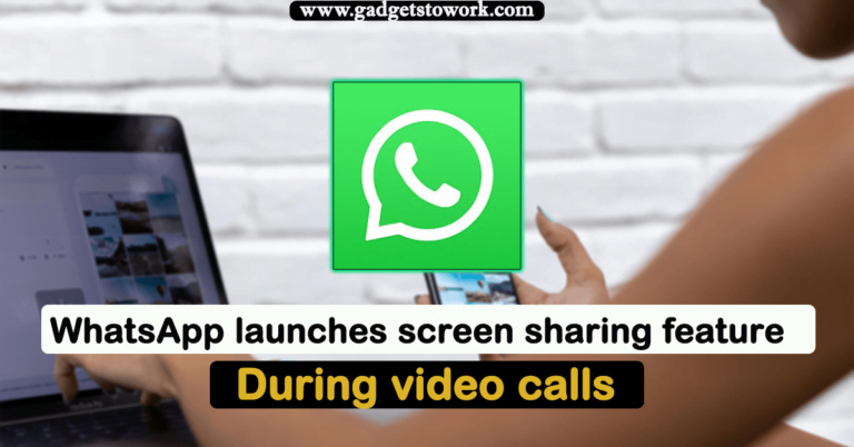 WhatsApp Screen Sharing Feature During Call
