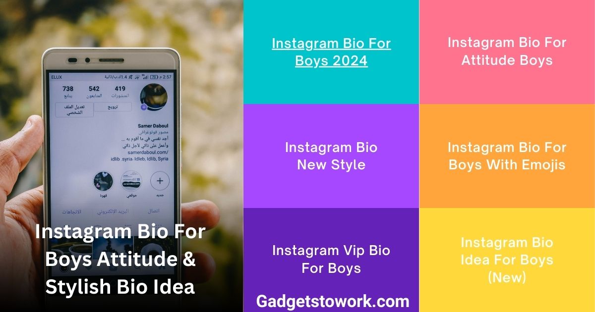 Instagram Bio For Boys